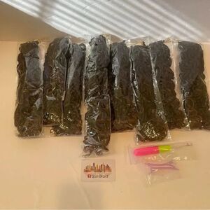 Black Hair Extensions Set